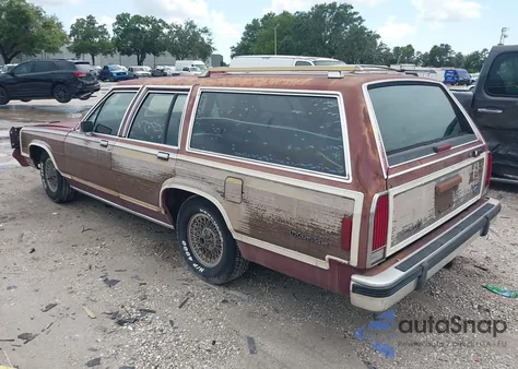 1988 Ford Crown Victoria Country Squire Lx из США, поврежденный, VIN 2FABP79F3JX156692